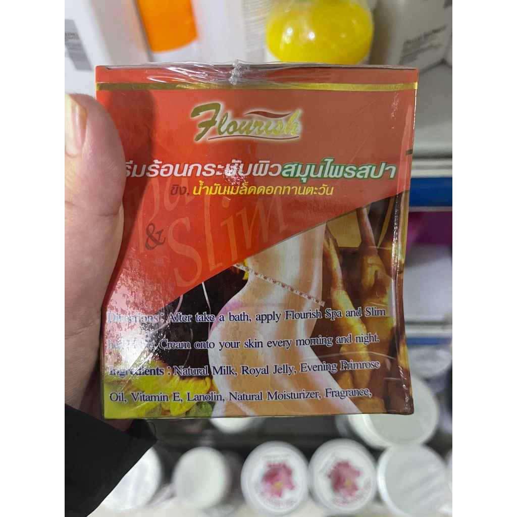 Kem tan mỡ bụng gừng ớt FLOURISH Thái Lan 500ml