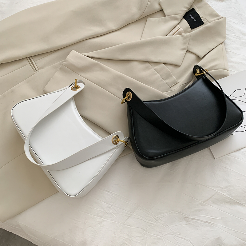 Túi Xách Tay Màu Trắng Thiết Kế Giản Dị Thời Trang