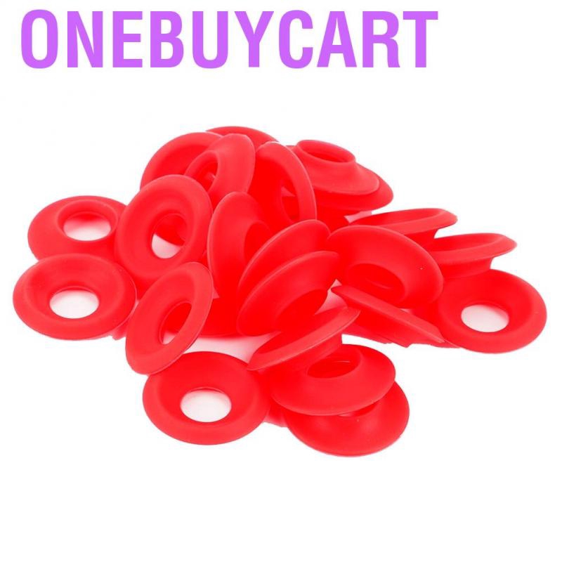 Bộ 25 vòng niêm phong bằng silicon màu đỏ gắn nắp chai rượu tự nấu tại nhà