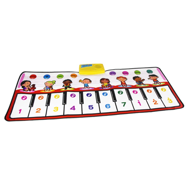 Thảm Chơi Đàn Piano Từ Tính Bằng Polyester Mềm Có Thể Gấp Gọn Cho Bé