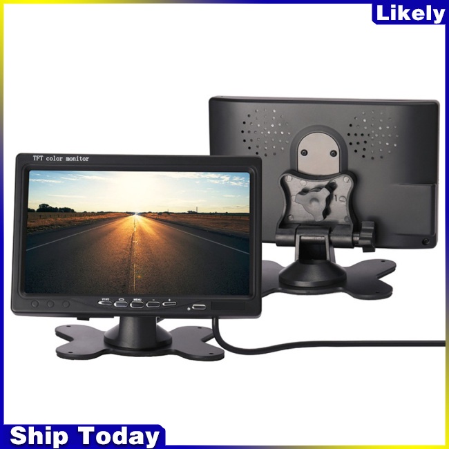 Hệ thống camera chiếu hậu có dây màn hình LCD 7inches TFT cho xe hơi
 | BigBuy360 - bigbuy360.vn