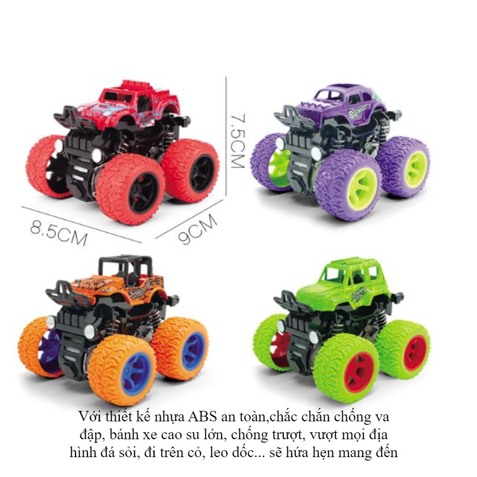 Xe Địa Hình Monster Zap Giảm Xóc, Xoay 360 Nhào Lộn Và Chạy Đà Cực Mạnh