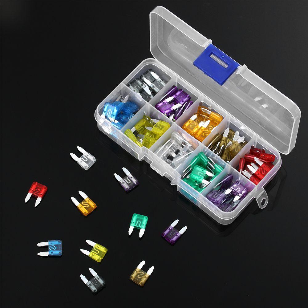 100 Cầu Chì Lưỡi Mini Cho Xe Hơi