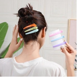 Combo 10 Kẹp Tóc Mái, Kẹp Tóc Trơn Màu Sắc Ngọt Ngào Hàn Quốc Xinh Xắn Cho Nữ
