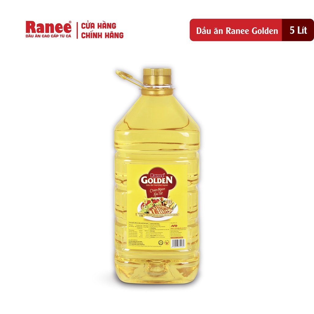 [Mã BMBAU50 giảm 7% đơn 99K] Dầu ăn thượng hạng Ranee Golden 5 lít