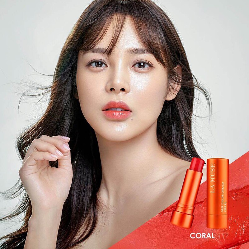 Son dưỡng môi có màu La Muse Deep Color Lip Balm 4.5g, nhiều màu