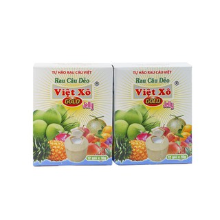 Bột rau cau dẻo Việt Sô Hộp (12 gói x 10g)