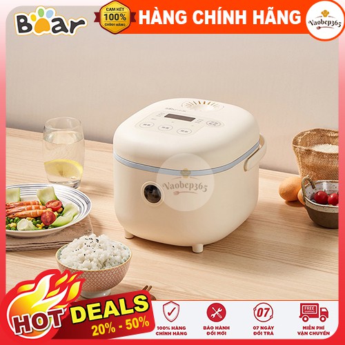 Nồi Cơm Điện Dung Tích 2L Bear, hàng nội địa Trung- Bảo hàng 12 tháng