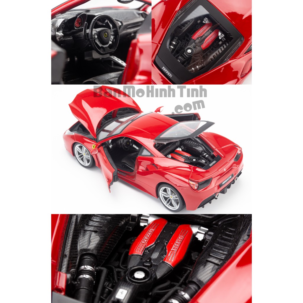 Mô hình xe Ferrari 488, Laferrari, California T 1:18 - Bburago