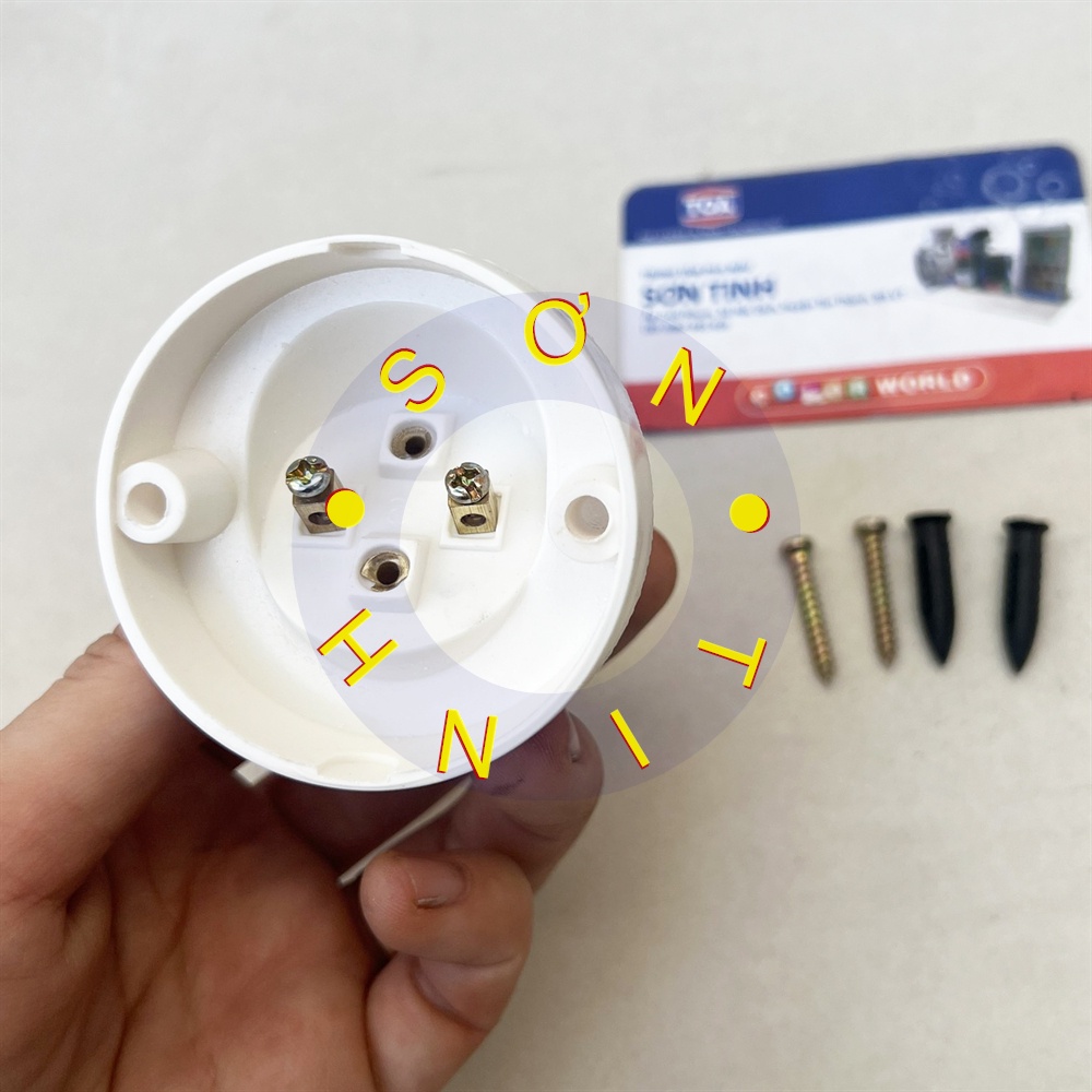 Đui Xoáy Vát Gắn Tường &amp; Đuôi Ngồi Xoáy Thẳng E27 SOPOKA ĐV7