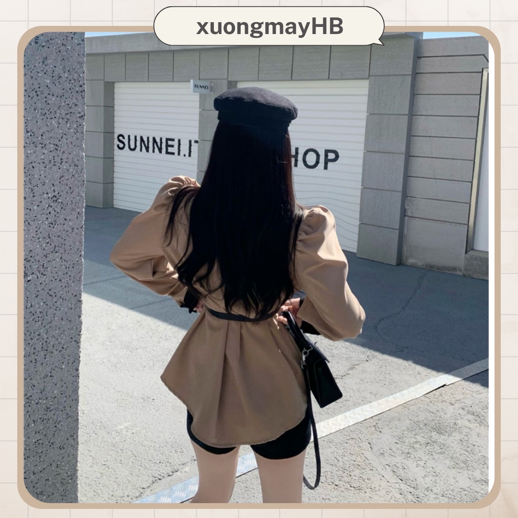 Áo sơ mi giả vest kèm quần short ngắn HB S099