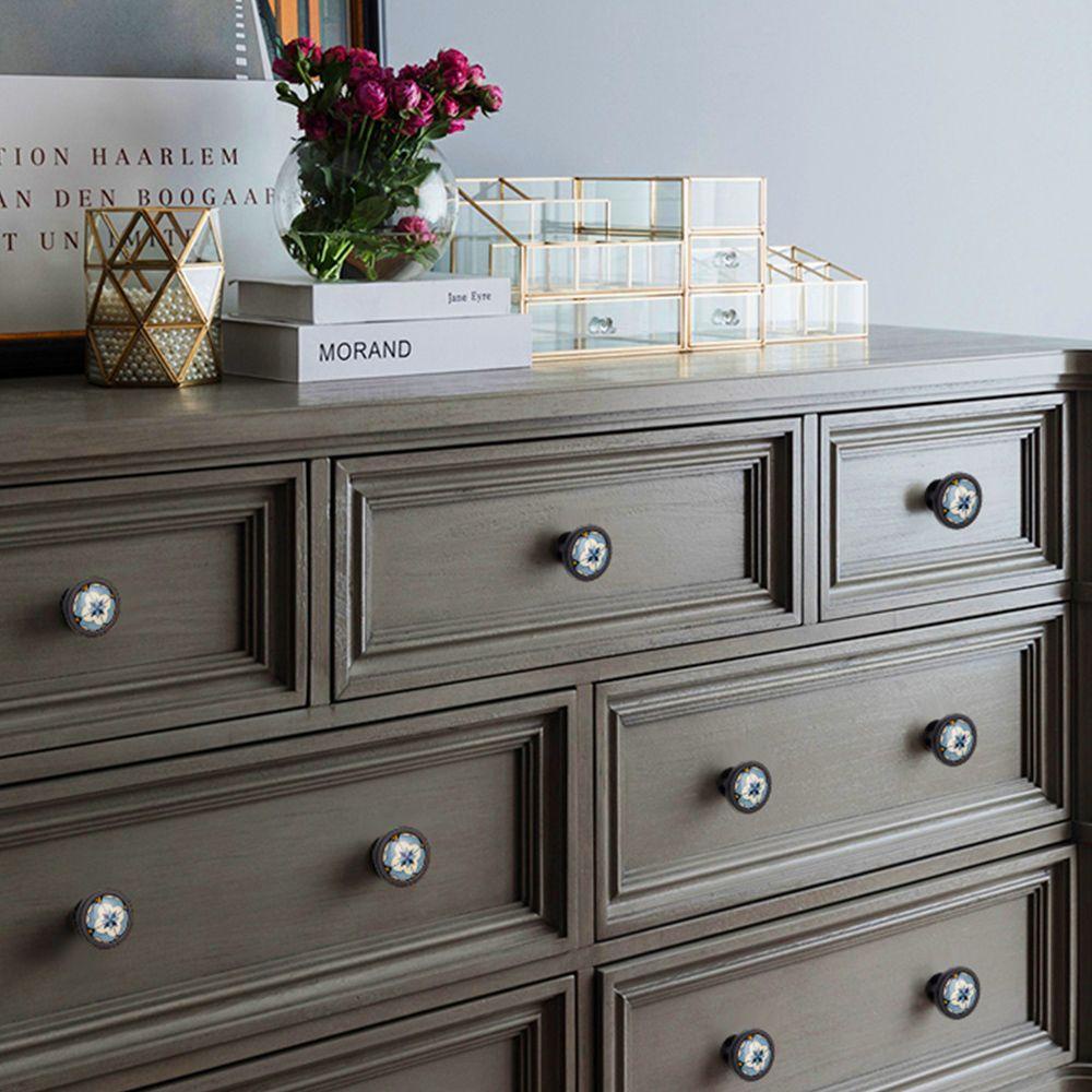 Tay Nắm Cửa Tủ Bằng Gốm Trang Trí Nội Thất