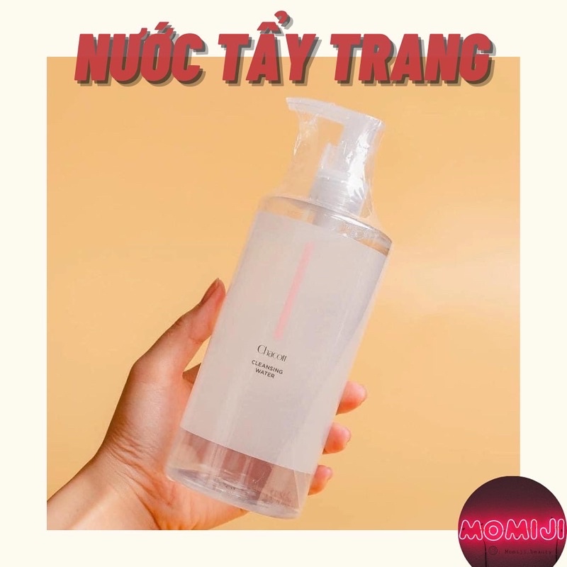 Nước tẩy trang Chacott 500ml bản mới có vòi (nội địa Nhật)