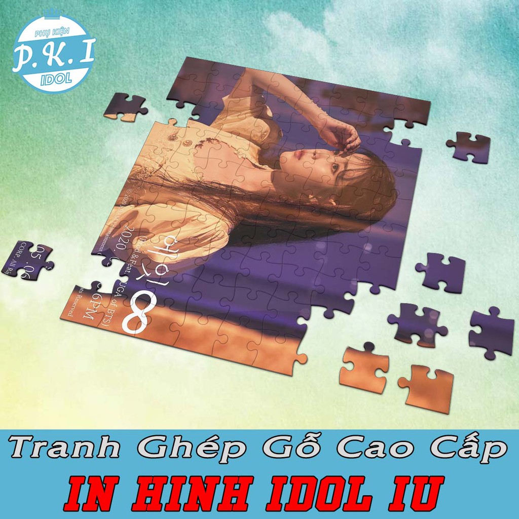 Tranh Ghép Gỗ In Hình Idol IU - Em Gái Quốc Dân - Món Quà Cực Ý Nghĩa Cho Bạn Bè