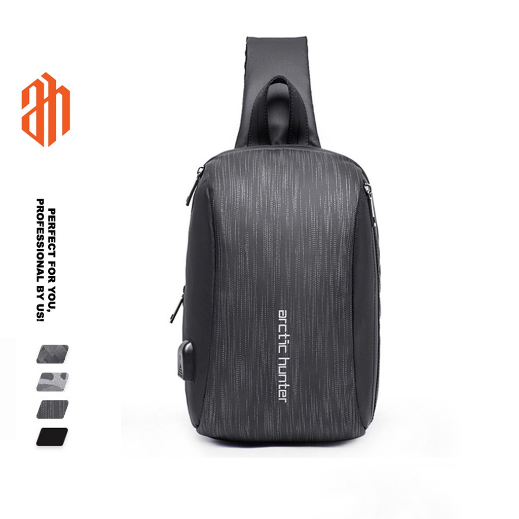 Balo một dây đeo chéo Arctic Hunter chất liệu Oxford chống nước - XB00081