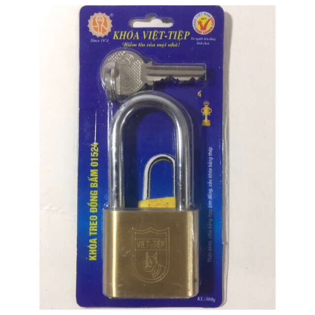 Combo ổ khoá việt tiệp càng dài gồm 40 chìa khoá phụ