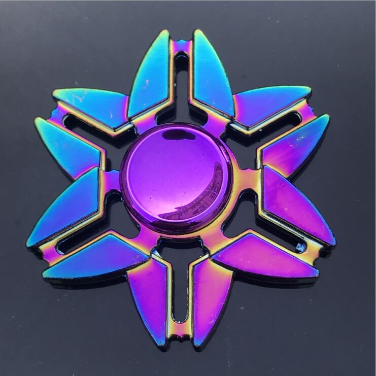 Con Quay Đồ Chơi Fidget Spinner edc BằNg Kim LoạI NhiềU MàU SắC Cho Trẻ Em