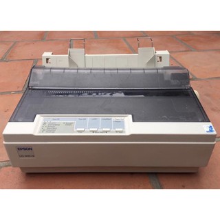 Máy in kim Epson LQ300+II cũ sẵn băng mực và phụ kiện
