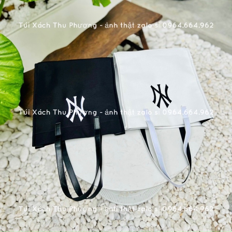 Túi tote thêu chữ, Túi basic quai xách vải canvas siêu phong cách cho cả nam và nữ (ảnh thật shop chụp)