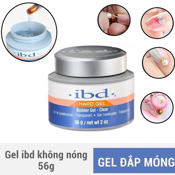 Gel đắp móng tay gel IBD loại tốt không nóng không chảy dùng để nối móng ẩn trang trí nail phụ kiện nail giá rẻ VUA SƠN