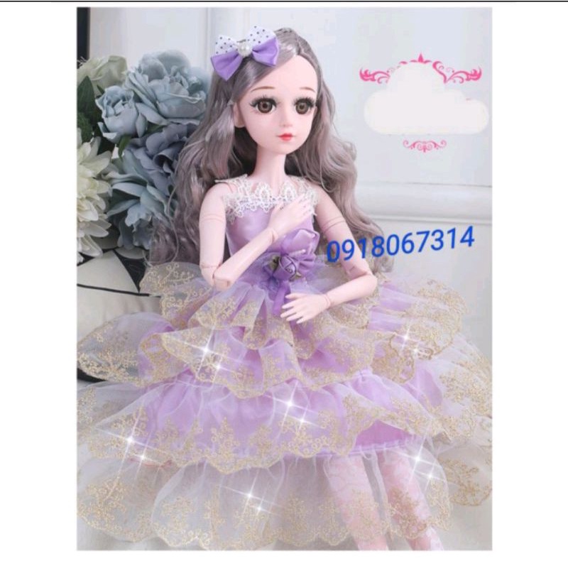 Búp bê khớp cô dâu 60cm có nhạc