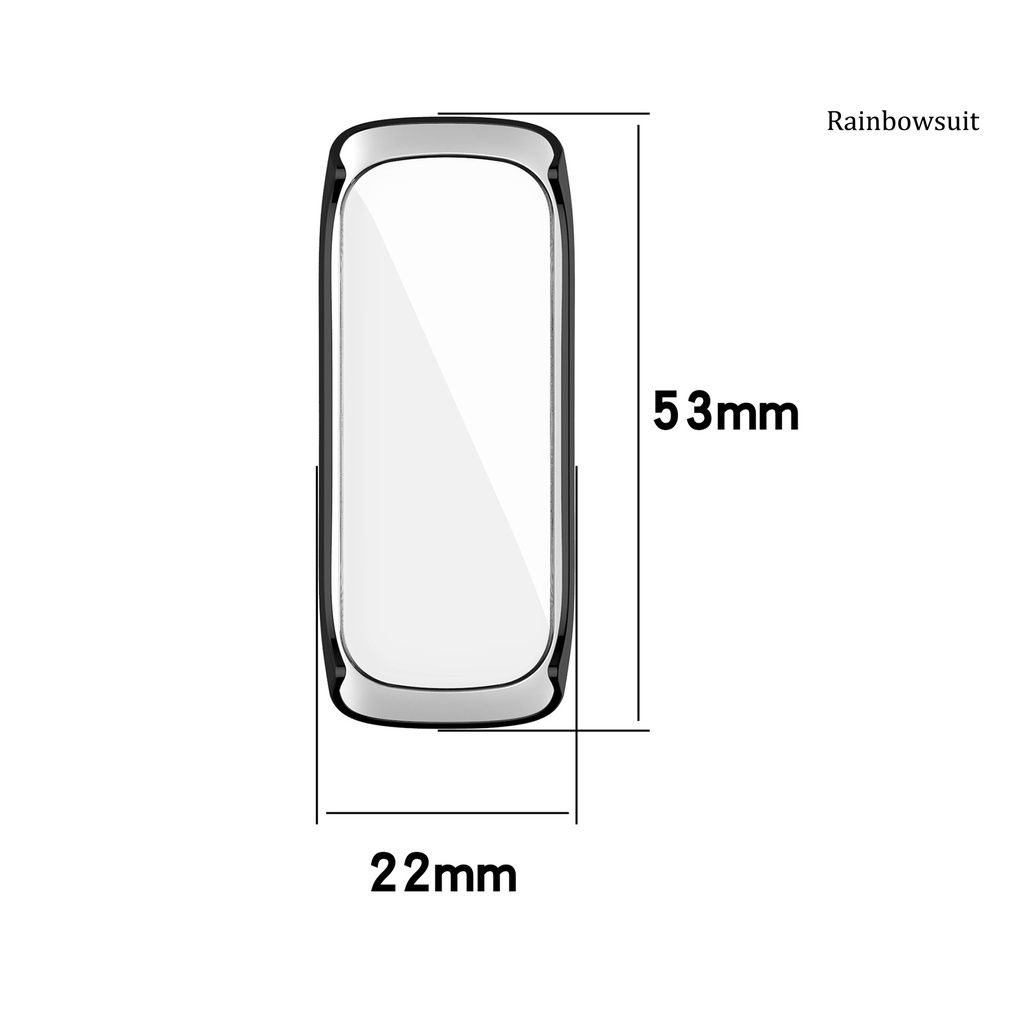 Ốp Bảo Vệ Mặt Đồng Hồ Thông Minh Bằng Pc Mạ Điện Chống Sốc Cho Samsung Galaxy Fit2 Sm-R220