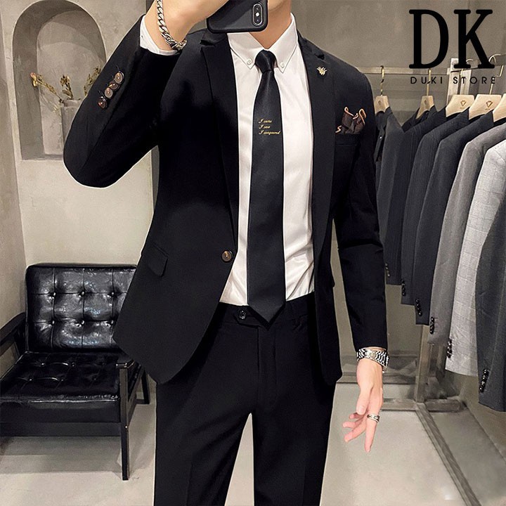 áo nam giảm Bộ vest nam 2 lớp giá 389K / 1 bộ - DUKI STORE