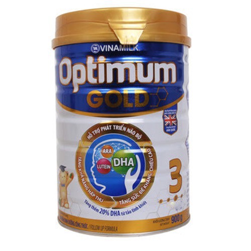 Sữa OPTIMUM GOLD 3-900G cho trẻ 1-2 tuổi (date 2021)