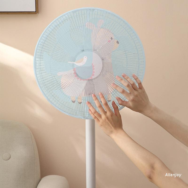 Tấm Lưới Bọc Quạt Chống Bụi 16 "/ 18" Họa Tiết Hoạt Hình Dễ Thương