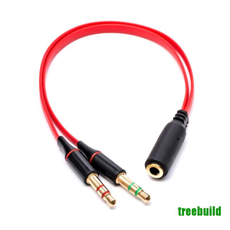 Giắc Chuyển Đổi Từ Treebuld 3.5mm Stereo Audio Male Sang 2 Female