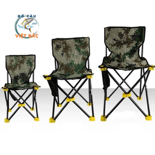 Ghế câu cá câu đơn đài Ghế xếp rằn ri dã ngoại thu gọn tiện lợi Đồ Câu Việt Bắc 
