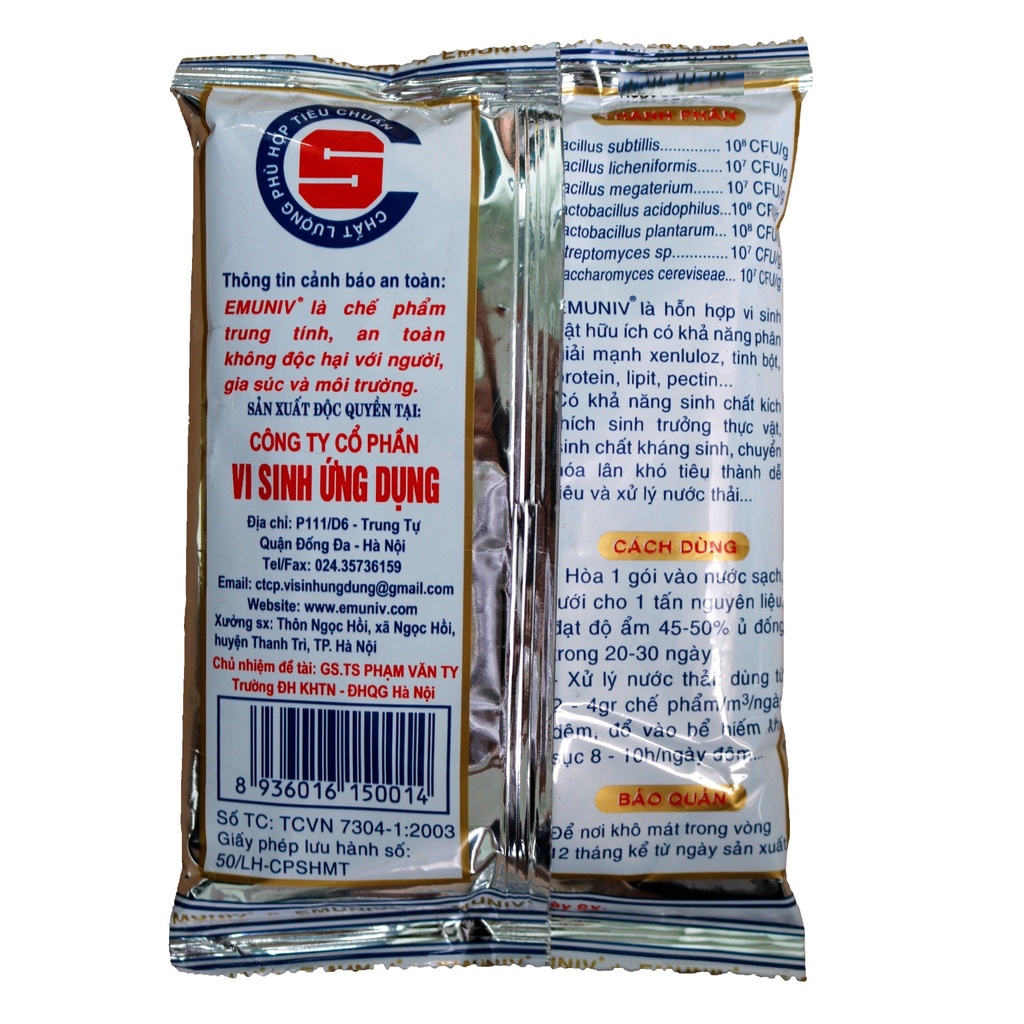 Men ủ vi sinh EM, chế phẩm Emuniv ủ phân cá và rác thải hữu cơ