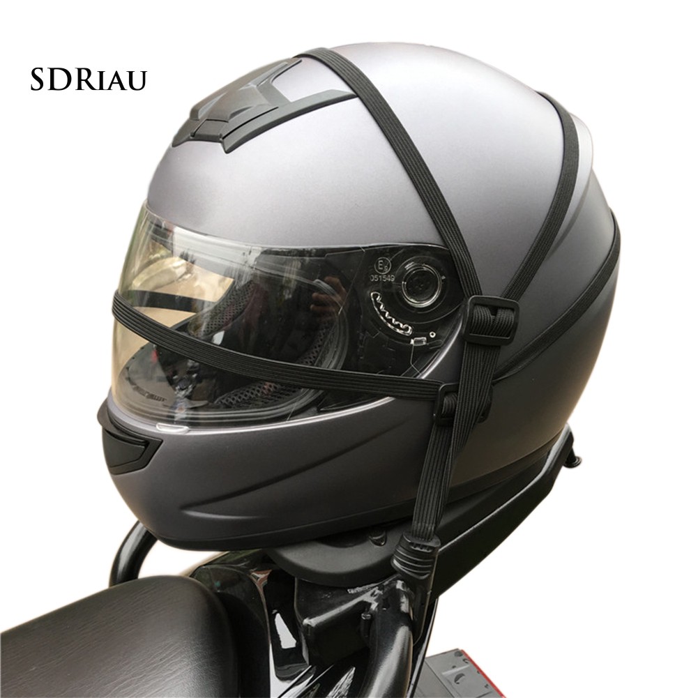 Dây Đai Co Giãn Gắn Mũ Bảo Hiểm Có 2 Móc Cho Xe Mô Tô