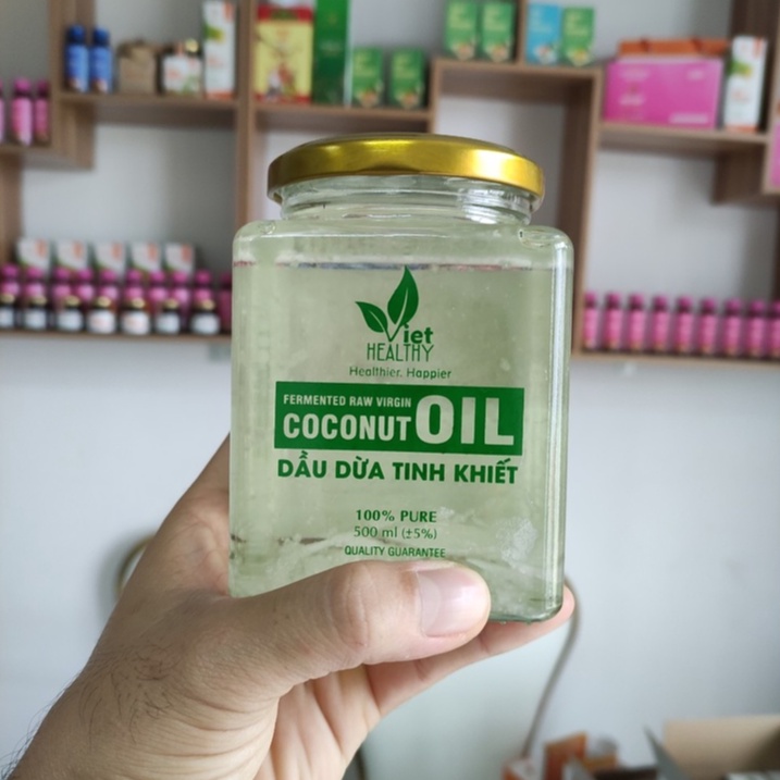 Dầu Dừa Viethealthy 500ml Dầu Dừa Tinh Khiết Tươi Lạnh