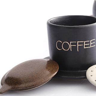 Phin cafe bằng gốm sứ. Kiểu dáng sang trọng, đẹp mắt, bền màu với thời gian. Có thể làm quà tặng cho bạn bè, người thân