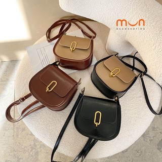 Túi Xách Nữ Mini Đeo Chéo Hình Bán Nguyệt Nhỏ Xinh Phong Cách Thời Trang Trẻ Trung Cá Tính