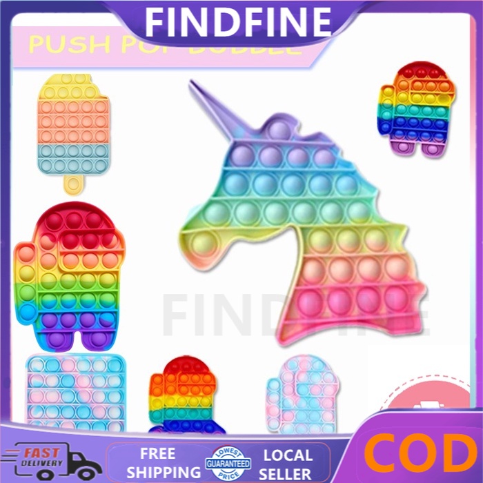 Pop It Hot Push Bubble Fidget Toys Đồ Chơi Giảm Căng Thẳng Cho Người Lớn Đồ Chơi Chống Căng Thẳng PopIt Soft Squishy