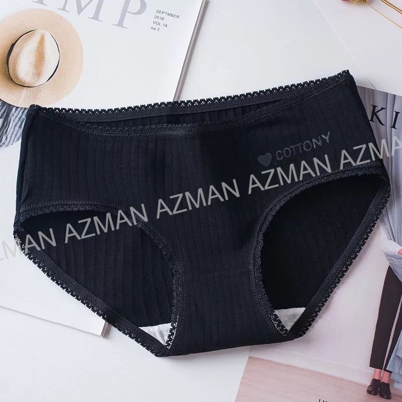 Quần Lót Nữ Cotton Tăm, Quần Lót Kháng Khuẩn Trơn Nhiều Màu Dễ Thương Cottony QL03