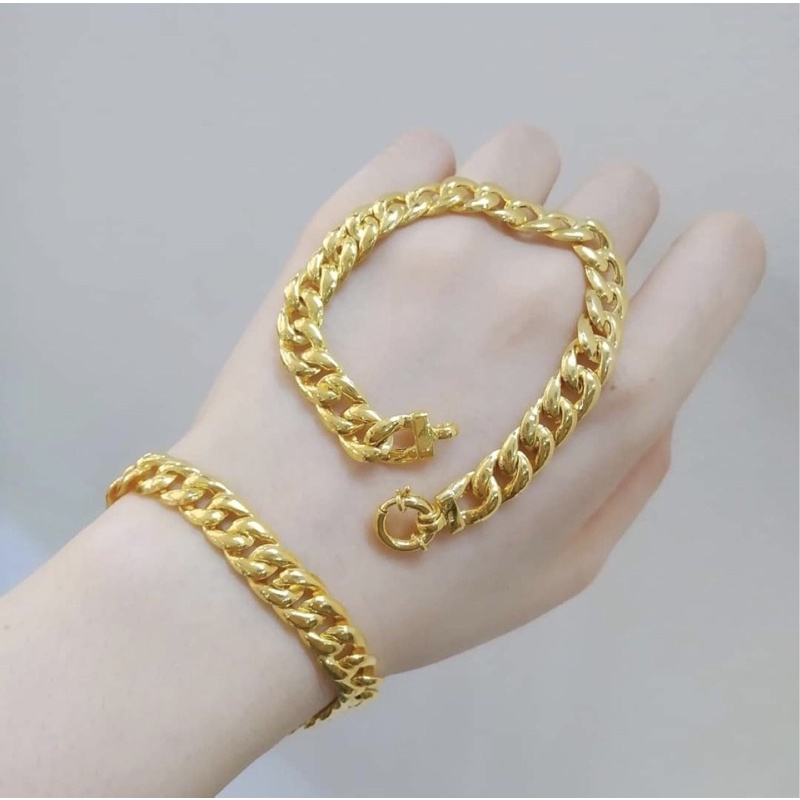 Lắc tay xích 2chỉ 10k_gold