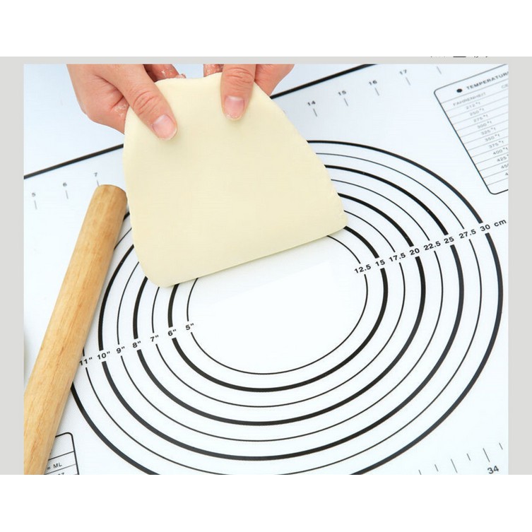 Tấm lót silicon nhào bột chống dính/Silicone Pastry Rolling Mat 40x60cm