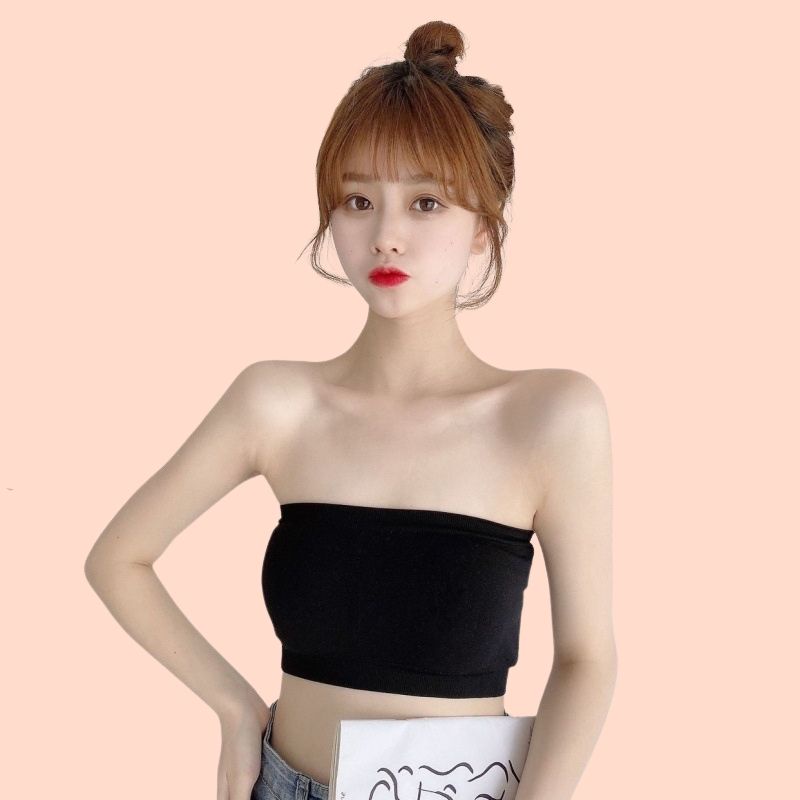 Áo Bra Ống Không Dây, Áo Lót Học Xinh Cotton - 0123