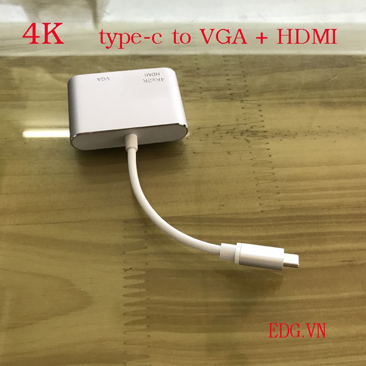 Cáp chuyển Type-C sang VGA , HDMI 4K
