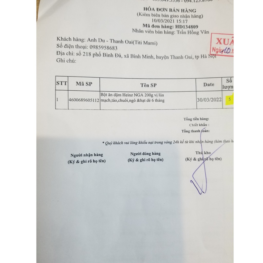 Bột ăn dặm HEINZ Nga gói 200g