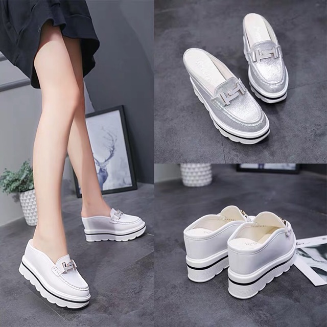 Giầy sục nữ đế bánh mì 10cm