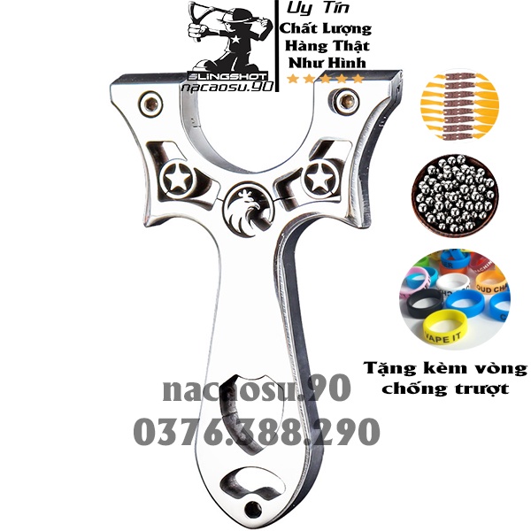 Ná Cao Su Inox Cao Cấp - Tặng kèm thun Precices - Vòng chống trượt - Onehit Giá Rẻ