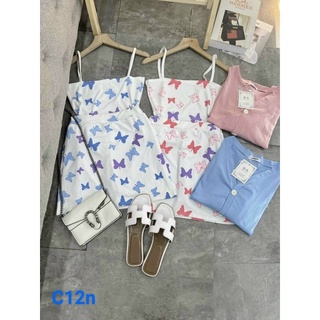SET BỘ VÁY IN HÌNH 3 MÓN