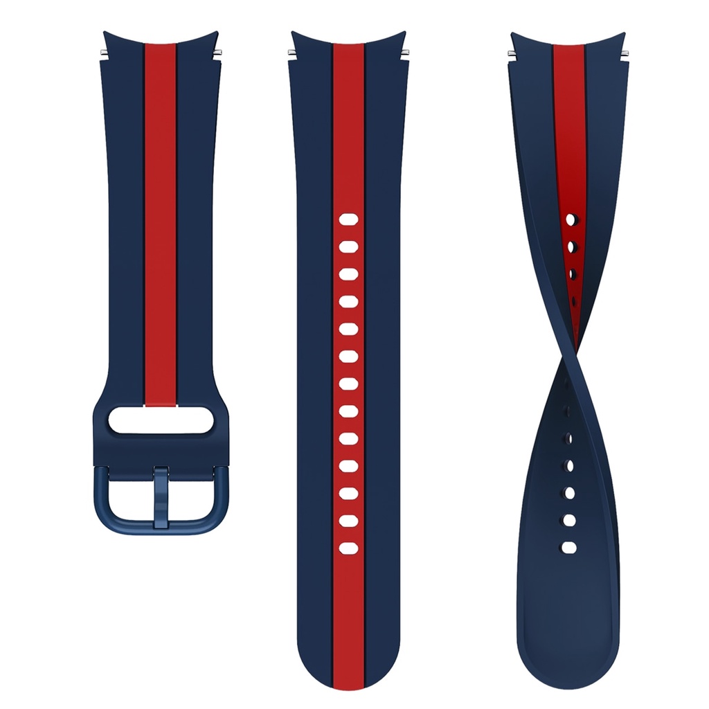 Dây đeo Silicon Thom Brown cao cấp thời trang Samsung Galaxy Watch 6,Galaxy Watch 5, Watch 4