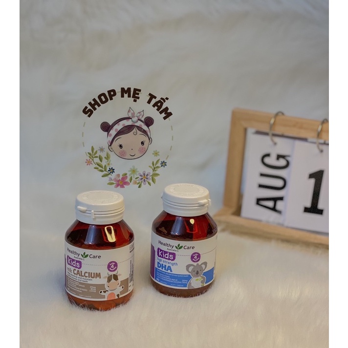 Canxi và DHA Healthy care cho bé từ 4 tháng tuổi chuẩn Úc