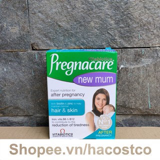 Viên uống Pregnacare New Mum 56 viên Cải Thiện Rụng Tóc Cho Phụ Nữ Sau Sinh Vitabiotics