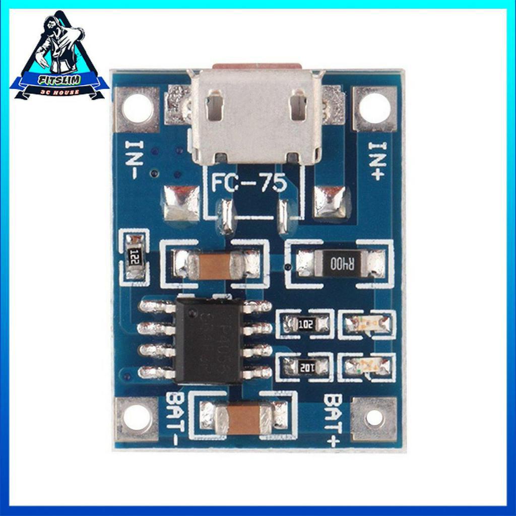 5V Mini MICRO USB 1A TP4056 Pin Lithium Mô-đun sạc Bảng sạc